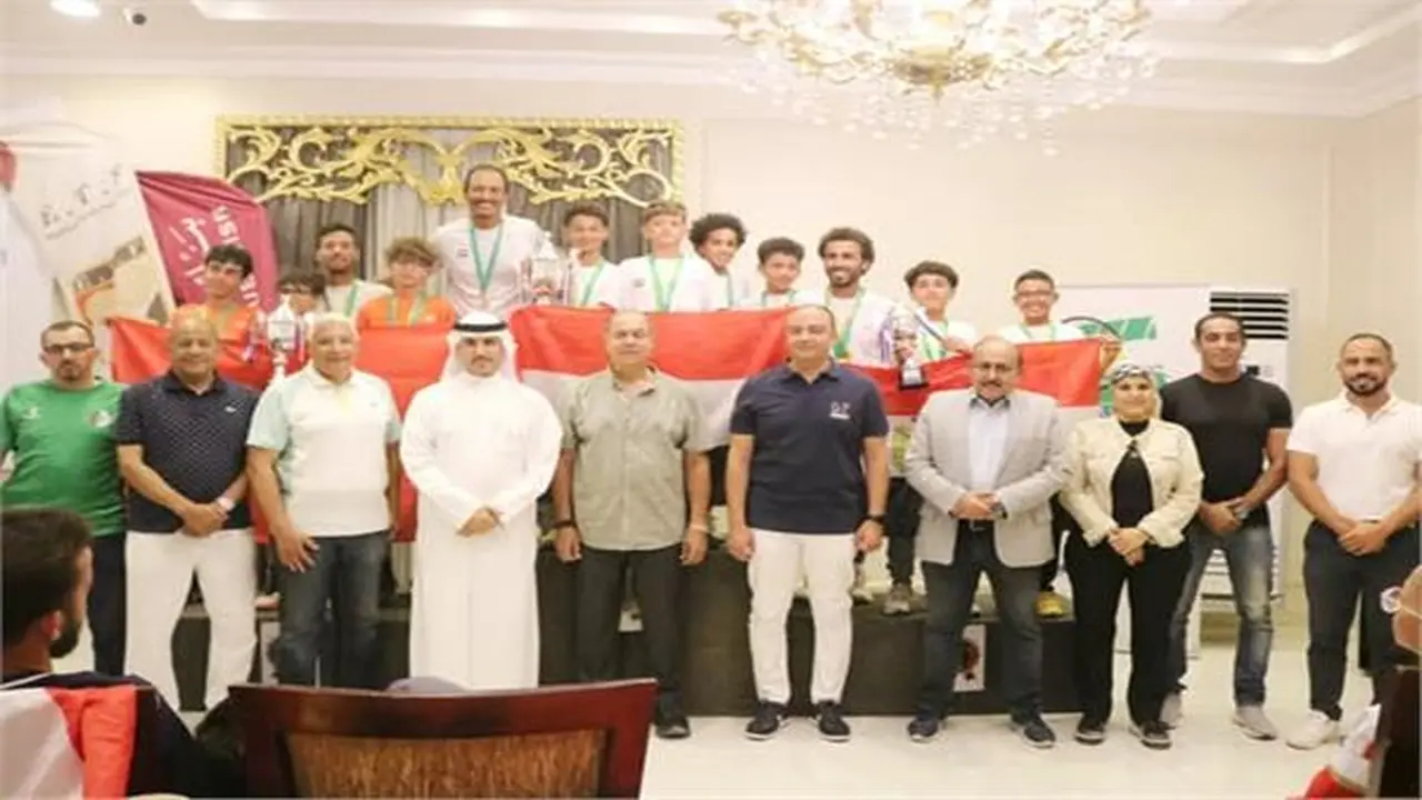 مصر تتوج بصدارة الناشئين في البطولة العربية للتنس
